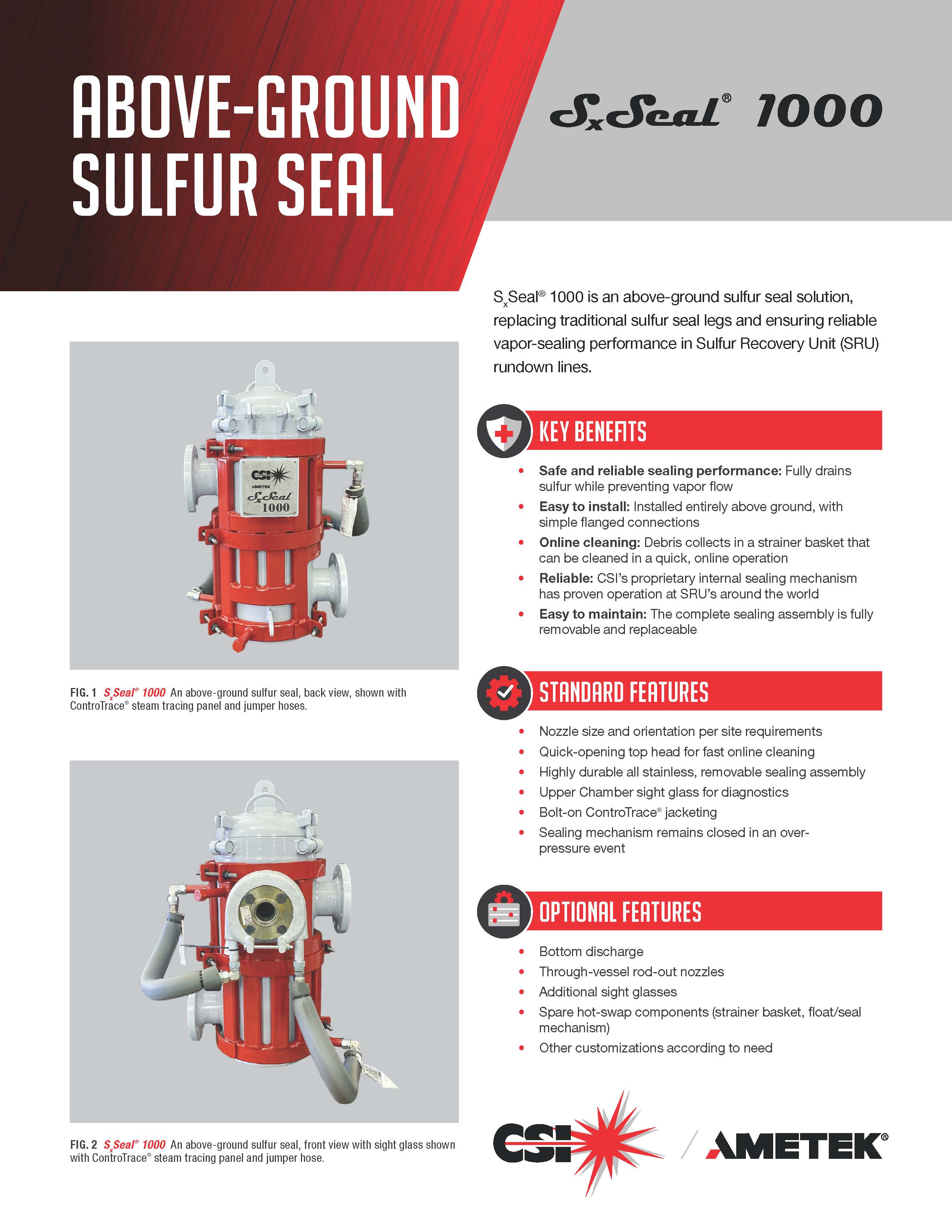 Above Ground Sulfur Seal SxSeal 1000