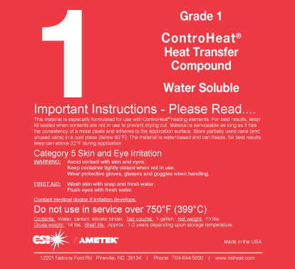 HTC-1 CONTROHEAT Heat Transfer Compound