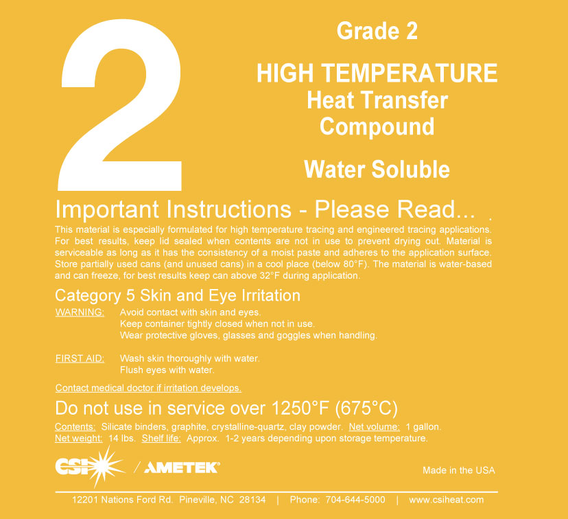HTC-2 HIGH TEMPERATURE Heat Transfer Compound
